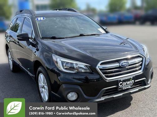 Crystal Black Silica 2018 Subaru Outback 2.5i Premium