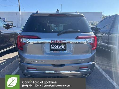 Satin Steel Metallic 2021 GMC Acadia Denali