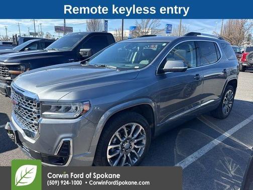 Satin Steel Metallic 2021 GMC Acadia Denali