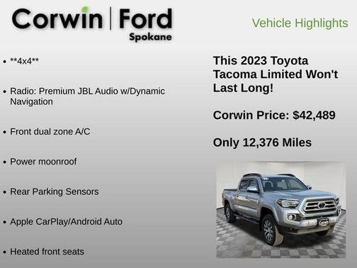 2023 Toyota Tacoma Limited