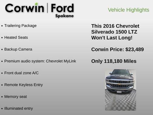 2016 Chevrolet Silverado 1500 LTZ