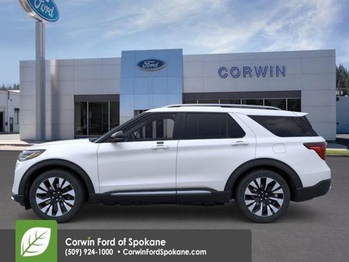 Star White 2026 Ford Explorer Platinum
