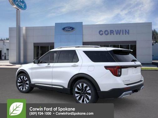 Star White 2026 Ford Explorer Platinum