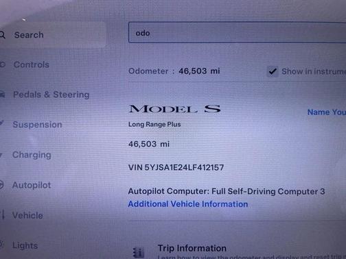 2020 Tesla Model S Long Range Plus