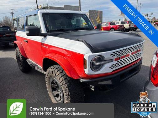 Oxford White 2025 Ford Bronco Stroppe Edition