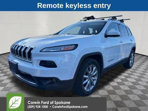 Bright White Clearcoat 2015 Jeep Cherokee Limited