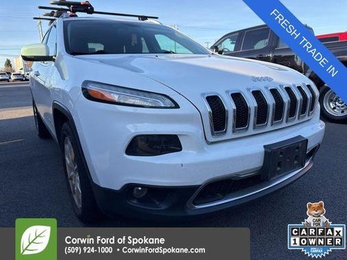 Bright White Clearcoat 2015 Jeep Cherokee Limited
