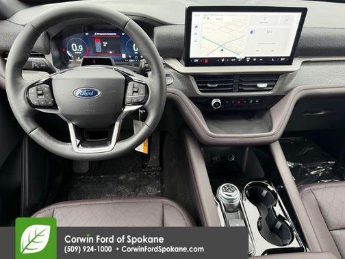 Agate Black Metallic 2026 Ford Explorer Platinum