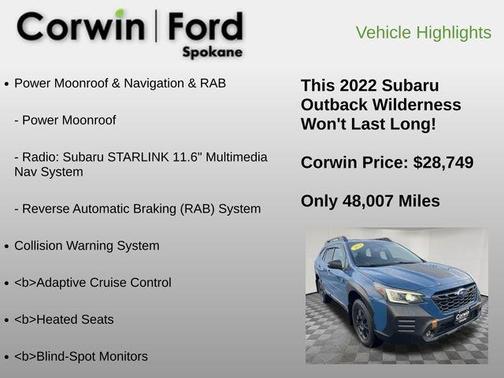 2022 Subaru Outback Wilderness