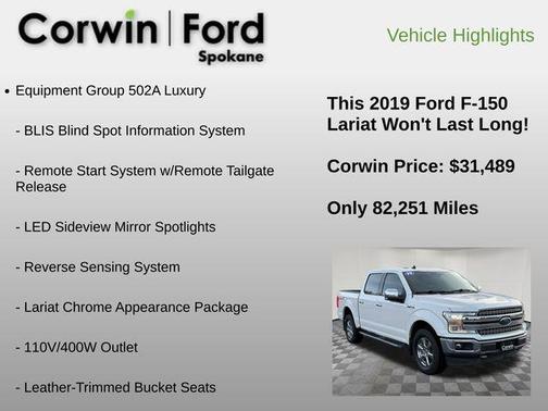 2019 Ford F-150 Lariat