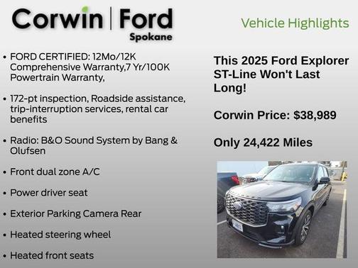 2025 Ford Explorer ST-Line