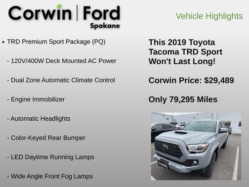 2019 Toyota Tacoma TRD Sport