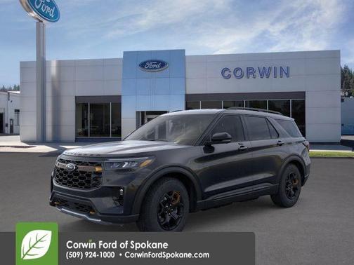 Agate Black Metallic 2026 Ford Explorer Tremor