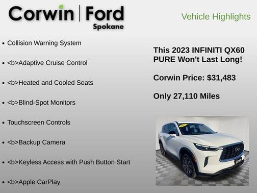 2023 INFINITI QX60 Pure