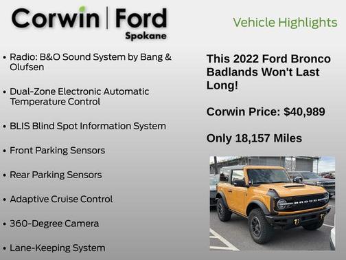 2022 Ford Bronco Badlands