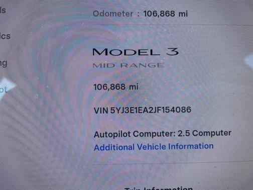 2018 Tesla Model 3 Mid Range