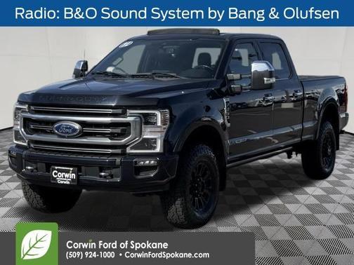 Antimatter Blue Metallic 2022 Ford F-350 Platinum