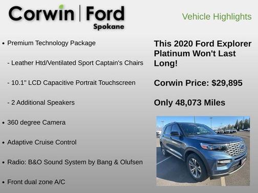 2020 Ford Explorer Platinum