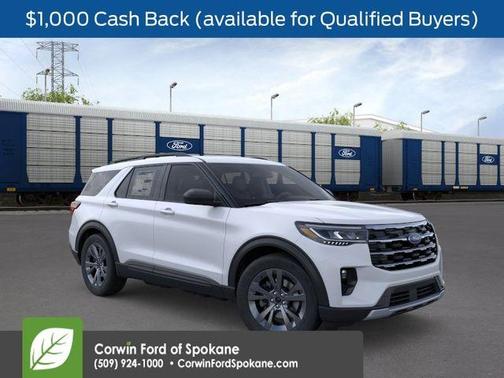 White Metallic 2026 Ford Explorer Active