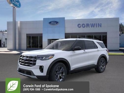 White Metallic 2026 Ford Explorer Active
