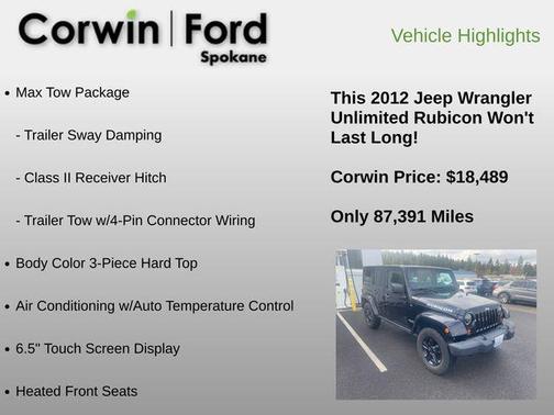 2012 Jeep Wrangler Unlimited Rubicon