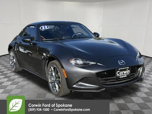 Machine Gray Metallic 2022 Mazda MX-5 Miata RF Grand Touring
