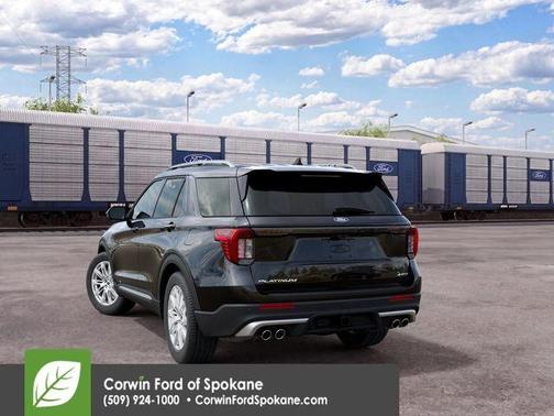 Agate Black Metallic 2027 Ford Explorer Platinum