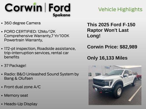 2025 Ford F-150 Raptor