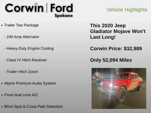 2020 Jeep Gladiator Mojave