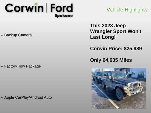 2023 Jeep Wrangler Sport
