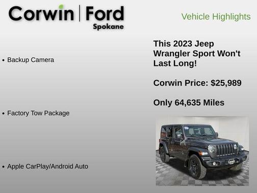 2023 Jeep Wrangler Sport