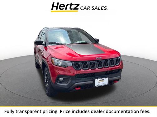 Red Hot Pearlcoat 2025 Jeep Compass Trailhawk