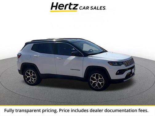 Bright White Clearcoat 2025 Jeep Compass Limited