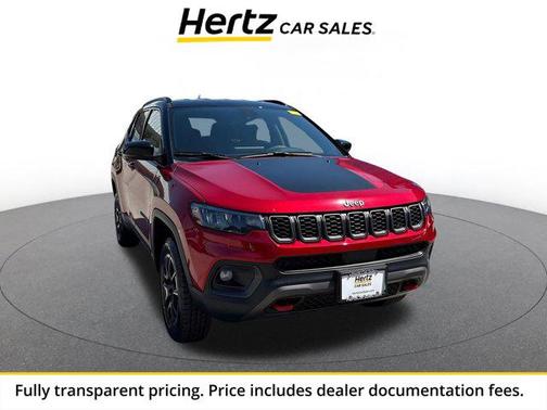 Red Hot Pearlcoat 2025 Jeep Compass Trailhawk