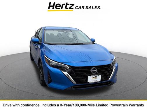 Electric Blue Metallic 2025 Nissan Sentra SV