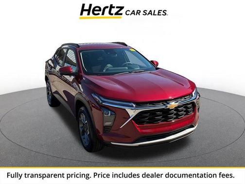 Crimson Metallic 2025 Chevrolet Trax LT
