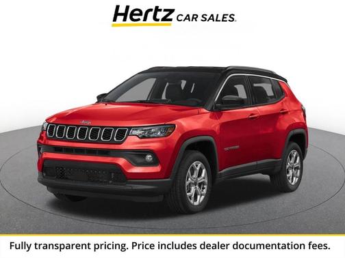 Red Hot Pearlcoat 2025 Jeep Compass Limited