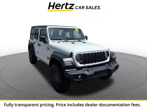 Bright White Clearcoat 2025 Jeep Wrangler Sport S