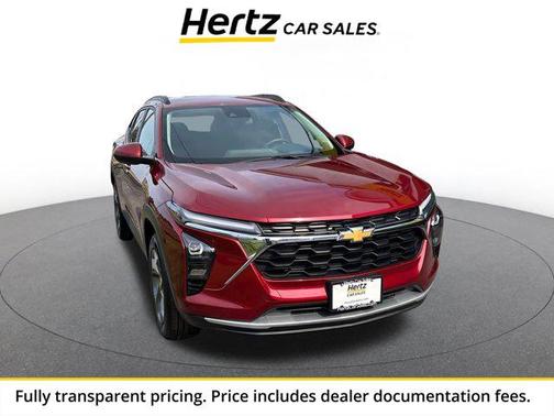 Crimson Metallic 2025 Chevrolet Trax LT