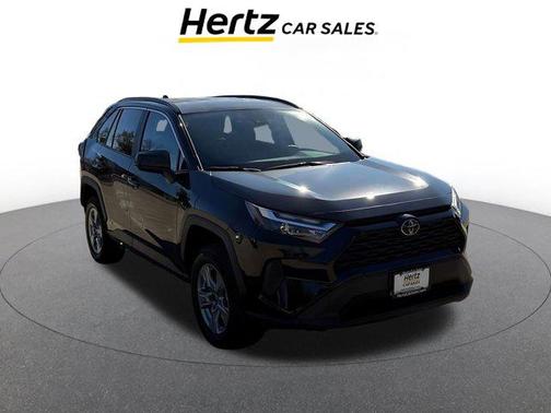 Midnight Black Metallic 2025 Toyota RAV4 Hybrid LE