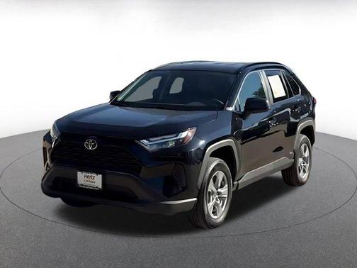 Midnight Black Metallic 2025 Toyota RAV4 Hybrid LE