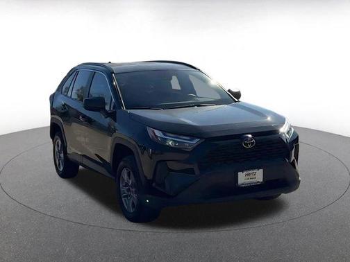 Midnight Black Metallic 2025 Toyota RAV4 Hybrid LE