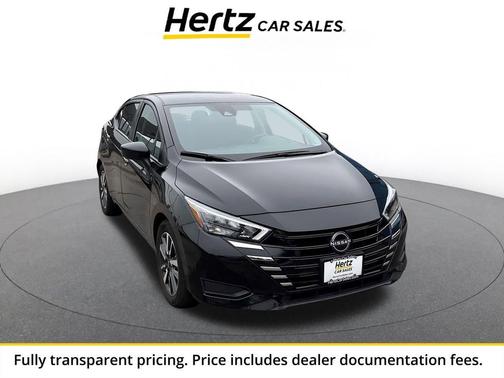 Super Black 2025 Nissan Versa 1.6 SV