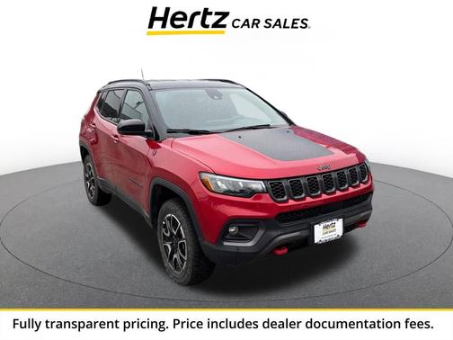 Red Hot Pearlcoat 2025 Jeep Compass Trailhawk