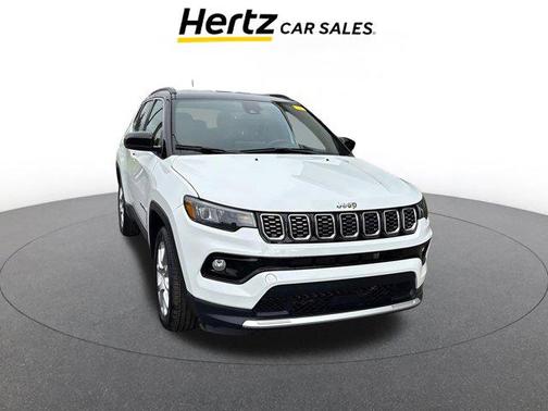 Bright White Clearcoat 2025 Jeep Compass Limited
