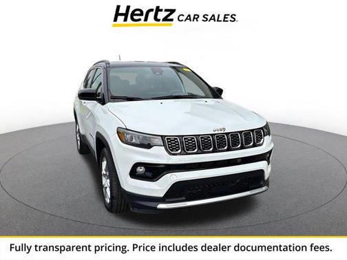 Bright White Clearcoat 2025 Jeep Compass Limited