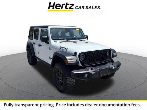 Bright White Clearcoat 2025 Jeep Wrangler Willys