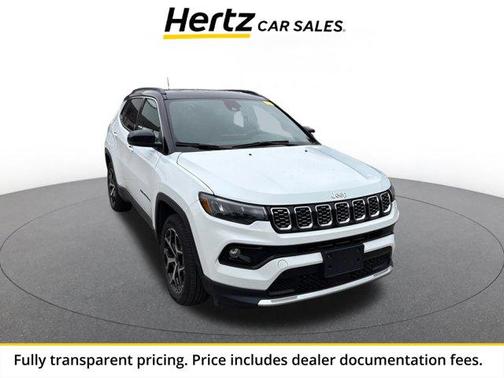 Bright White Clearcoat 2025 Jeep Compass Limited