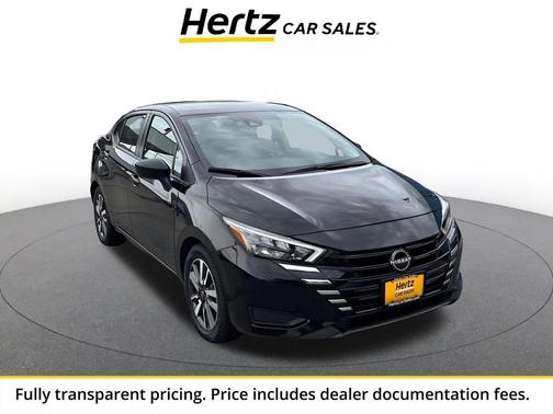 Super Black 2025 Nissan Versa 1.6 SV