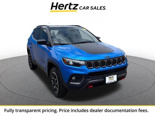 Hydro Blue Pearlcoat 2025 Jeep Compass Trailhawk
